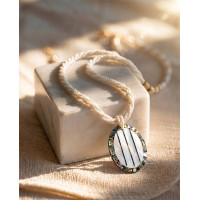 Bali Handmade Wood Necklace